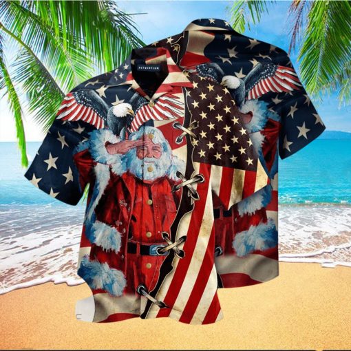 Patriotic Vibrance Celebrated in American Christmas Shirt