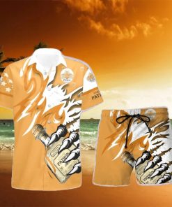 Patrưn Tequila Monster Claw Gift Hawaiian Set Shirt And Short Summer Beach