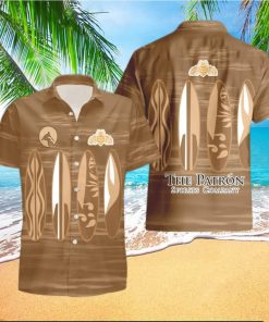 Patrýn Tequila Surfboard Funny Summer Beach Hawaiian Shirt And Shorts