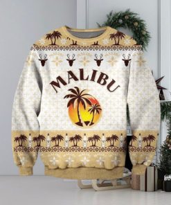 Pattern Malibu Rum Ugly Sweater Christmas Party