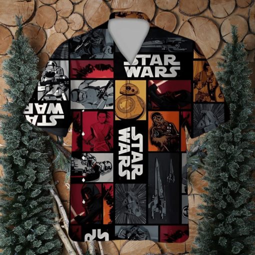 Pattern Stra Wars 3D Print Hawaiian Shirt