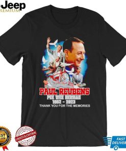 Paul Reubens Pee Wee Herman 1952 2023 thank you for the memories shirt