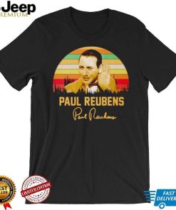 Paul Reubens vintage signature shirt