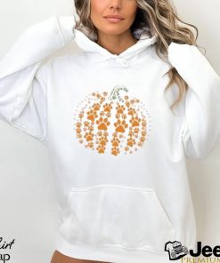 Paw Pumpkin Shirt, Thanksgiving Pumpkin Shirt, Pumpkin Dog Shirt, Halloween Shirt, Halloween Sweatshirt,Thanksgiving Halloween Gift