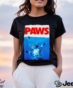 Paws cat and mouse in water shirt