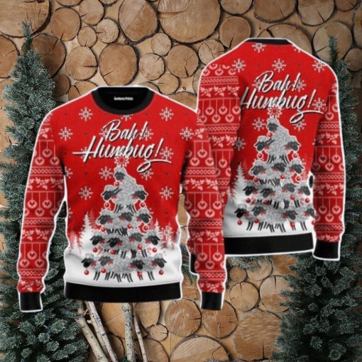 Bah Humbug Sheep Xmas Christmas Unisex Ugly Sweater