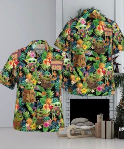 Peace Baby Yoda Hawaiian Shirt Gift For Fans