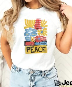 Peace Bright And Wild Groovy Flowers For The Peacemaker In All Of Us Classic T Shirt