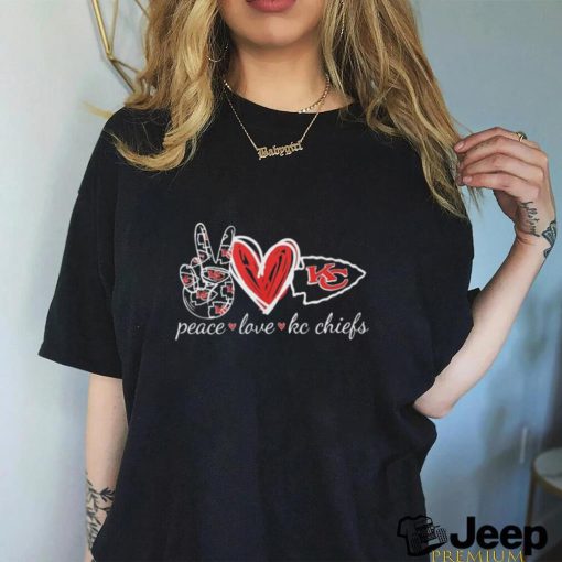 Peace Love Kc Chiefs Unisex T Shirt