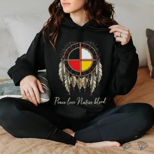 Peace Love Native Blood Vintage Shirt