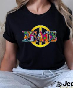 Peace Sign World Love Hippies Psychedelic Trip Trippy 70s T Shirt