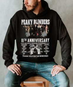 Peaky Blinders 11th Anniversary 2013 2024 6 Seasons 36 Episodes Thank You For The Memories Signatures Shirt