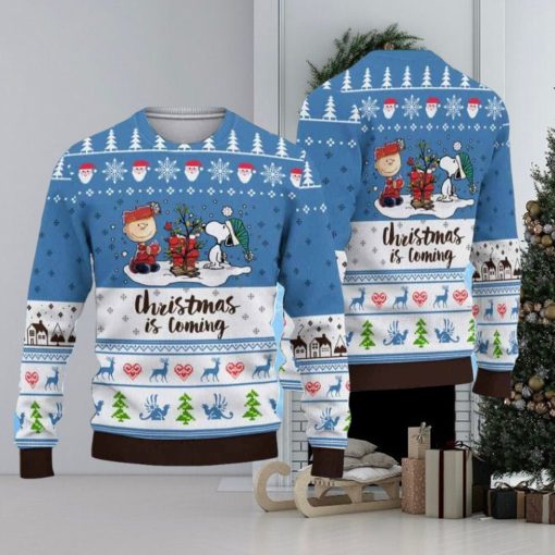 Peanut Snoopy Christmas Is Comming Ugly Christmas Sweater