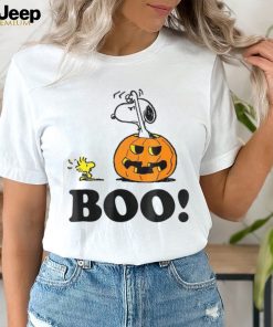 Peanuts Halloween Snoopy Woodstock Boo! T shirt