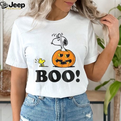 Peanuts Halloween Snoopy Woodstock Boo! T shirt