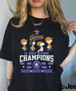 Houston Astros 2023 Al West Division Champions Shirt - Peanutstee