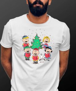 Peanuts Mad Engine Caroling Graphic T Shirt