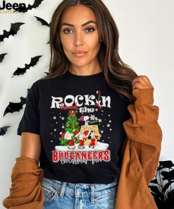 Peanuts NFL Tampa Bay Buccaneers Rockin Around Christmas Tree shirt