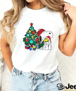 Peanuts Snoopy Christmas tree shirt