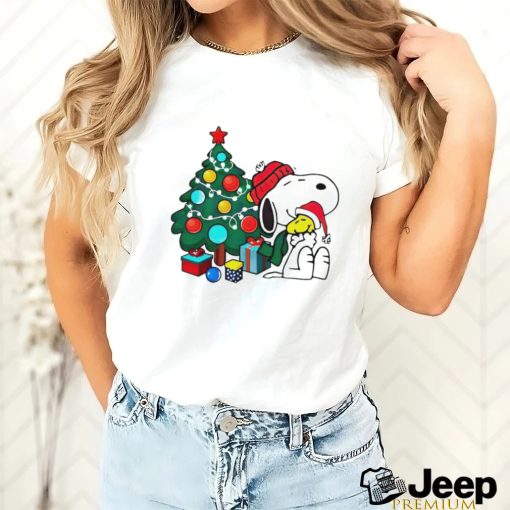 Peanuts Snoopy Christmas tree shirt