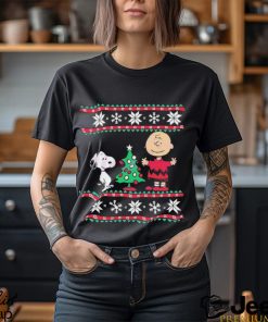 Peanuts Snoopy and Charlie Christmas Tree Shirt