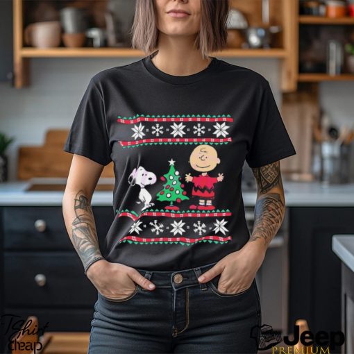 Peanuts Snoopy and Charlie Christmas Tree Shirt