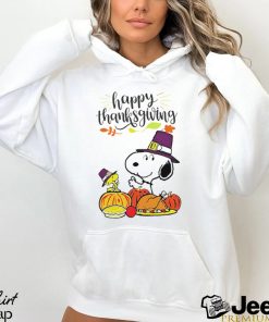 Peanuts Snoopy dog happy thanksgiving shirt