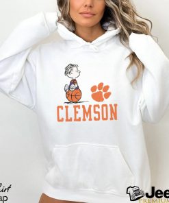 Peanuts X Clemson Basketball T Shirt