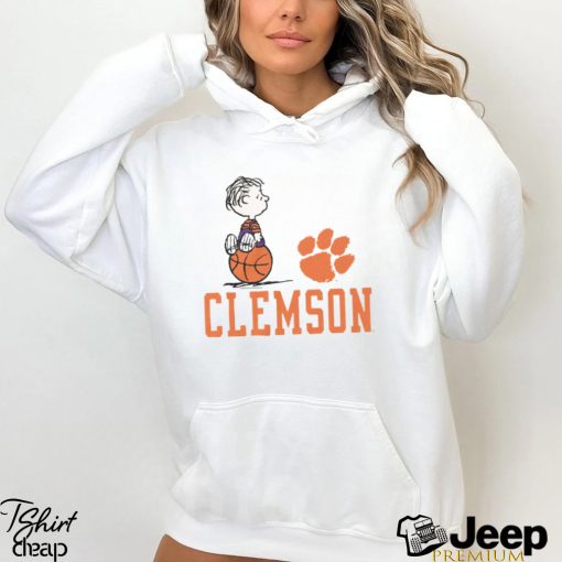 Peanuts X Clemson Basketball T Shirt