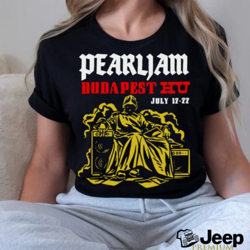 Pearl Jam Budapest Event shirt