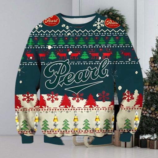 Pearl Larger Beer Ugly Christmas Sweater, Gift for Christmas Holiday