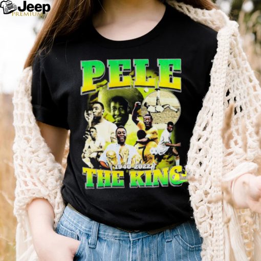 Pele The King Rip Vintage Rest In Peace Pele Brazil Bootleg 90s Design Shirt