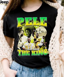 Pele The King Rip Vintage Rest In Peace Pele Brazil Bootleg 90s Design Shirt