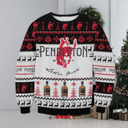 Pendleton Whiskey Let’er Buck Ugly Christmas Sweater