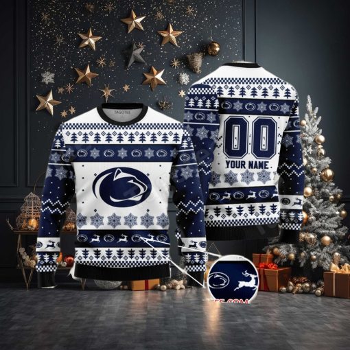 Penn State College Rugby Custom Ugly Christmas Sweater