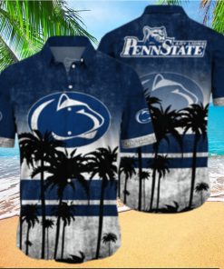 Penn State Nittany Lions Logo Coconut Tropical Hawaiian Shirt Beach Gift For Fans