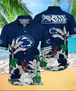 Penn State Nittany Lions NCAA Flower All Over Print Hawaiian Shirt