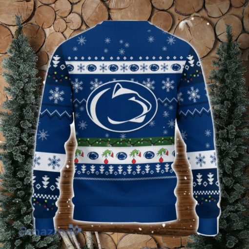 Penn State Nittany Lions NCAA Grinch Hand Funny Christmas Gift Ugly Christmas Sweater Gift Ideas For Fans