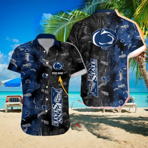 Penn State Nittany Lions NCAA Vacation Custom Name Men And Women Sports Teams Hawaiian Shirt Gift