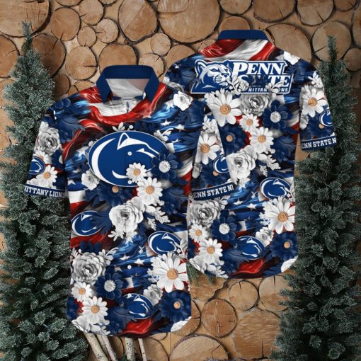 Penn State Nittany Lions NCAA1 Hawaii Shirt Independence Day