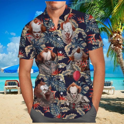 Pennywise Hawaiian Shirt IT Movie Gift For Horror Film Lovers