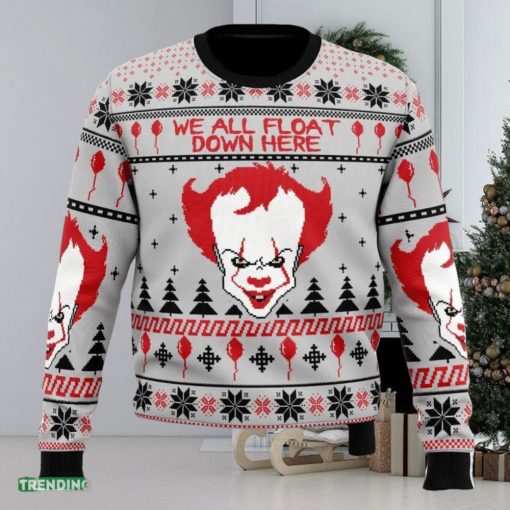 Pennywise IT Ugly Christmas Sweater Funny Gift Ideas Christmas