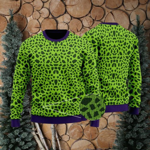 Perfect Cell DBZ Costume Cosplay Dope Ugly Sweater