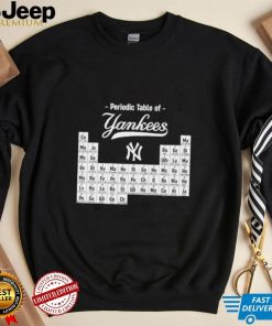 Periodic Table of New York Yankees 2023 shirt