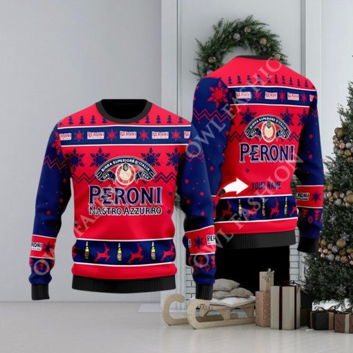 Peroni Beer Personalized Christmas Sweater