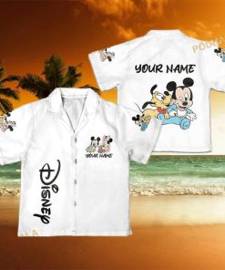 Personalize Name Disney Mickey Minnie Pluto Babi shirt