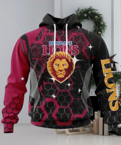 Personalized AFL Brisbane Lions – Specialized Design With MotoCross Syle Hoodie Sweatshirt 3D