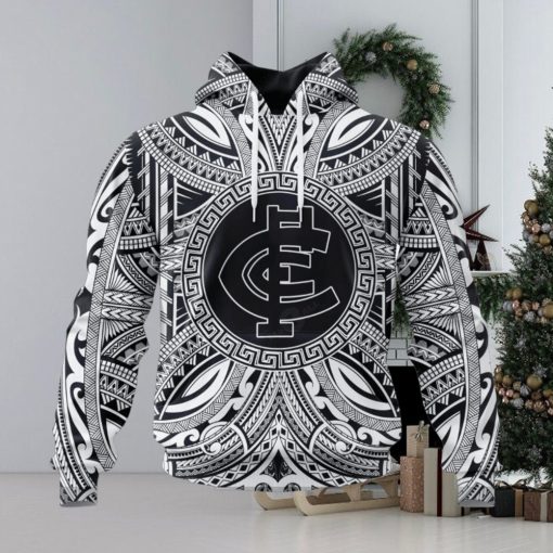 Personalized AFL Carlton Football Club Polynesian Concept Kits Hoodie Sweatshirt 3D