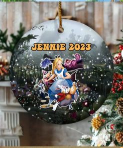 Personalized Alice In Wonderland Ornament, Alice In Wonderland Christmas