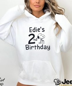 Personalized Beagle Snoopy inspired birthday onesie or t shirt. 2nd birthday. Any birthday. Any name any age. Customized to your liking.